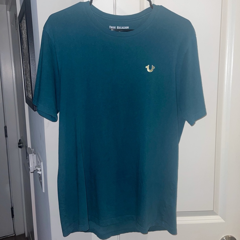 Emerald green True Religion shirt